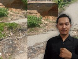 10 Bulan Rusak, Jembatan Tambak Kulem Labura Tak Kunjung Dibangun