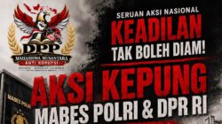 Mahasiswa Nusantara Anti Korupsi Akan Gelar Aksi di Mabes Polri dan DPR, Desak Dugaan Korupsi Anton Timbang Diusut